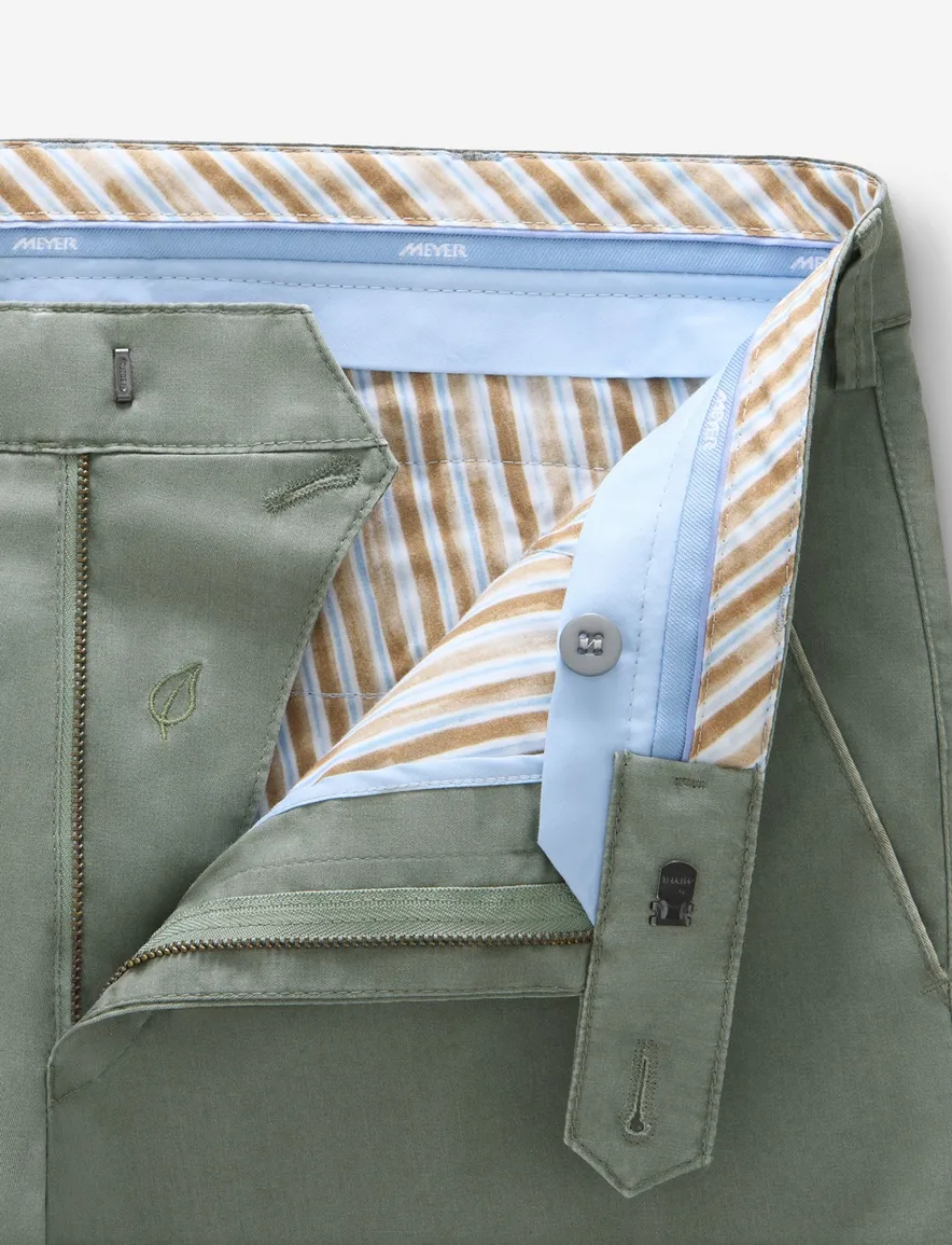 Meyer Pantalon chino groen