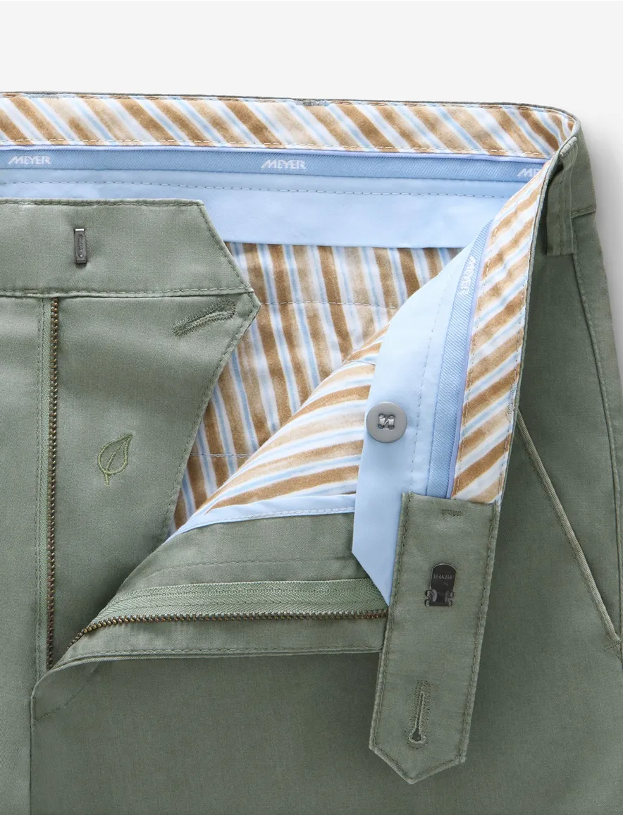 Meyer Pantalon chino groen