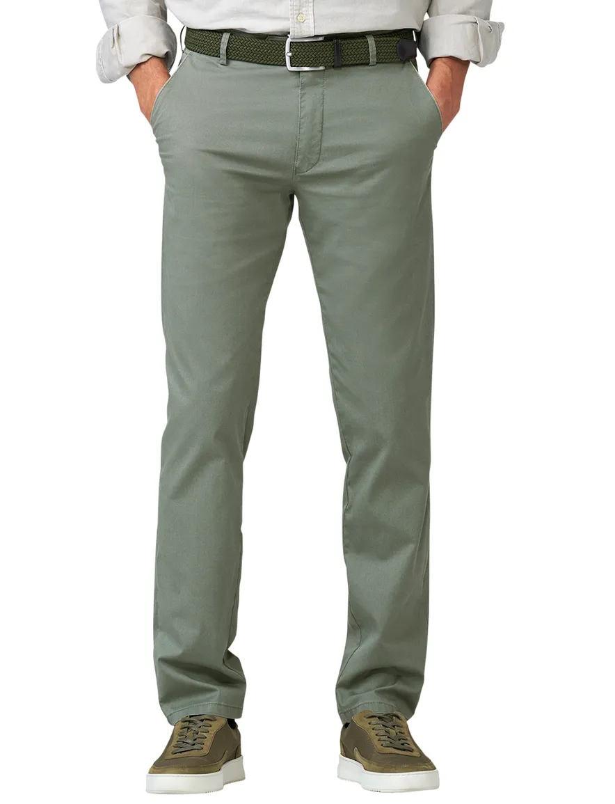 Meyer Pantalon chino groen