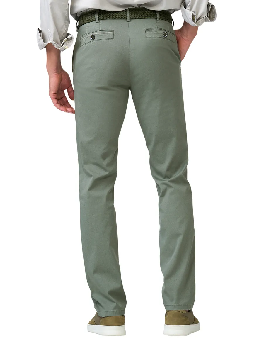 Meyer Pantalon chino groen