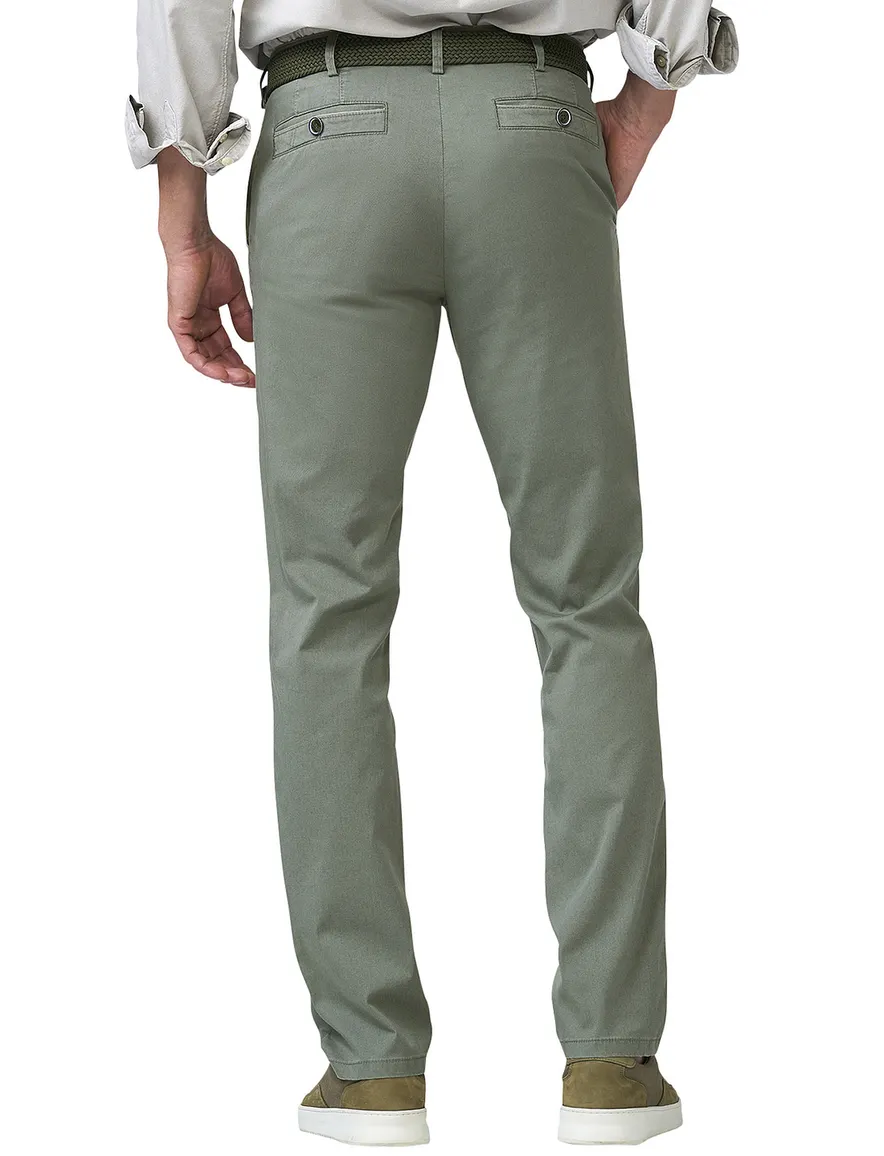 Meyer Pantalon chino groen