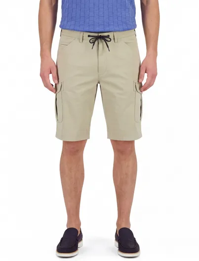 Meyer Shorts Meyer cargo beige normale fit