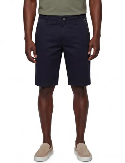 Meyer Donkerblauw korte broek Meyer B-Palma katoen