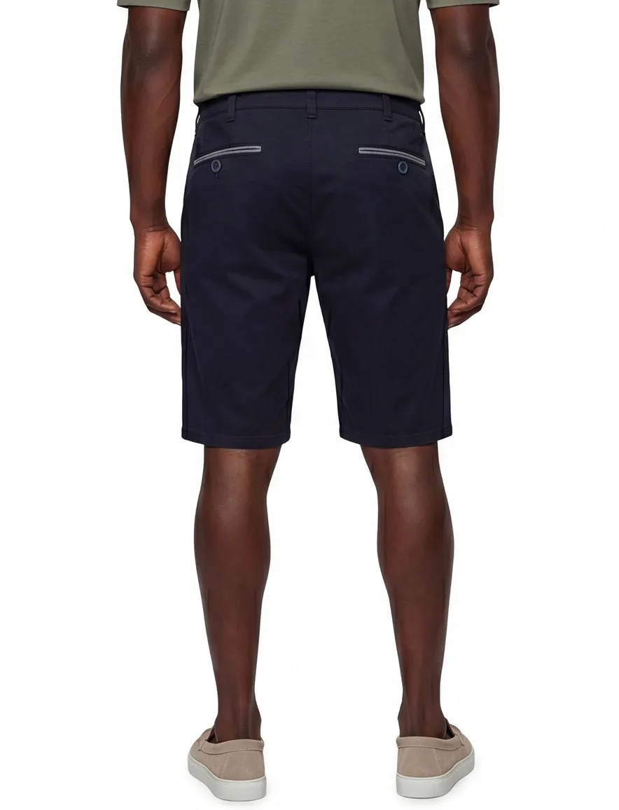 Meyer navy korte broek B-PALMA Art.1-5073-19