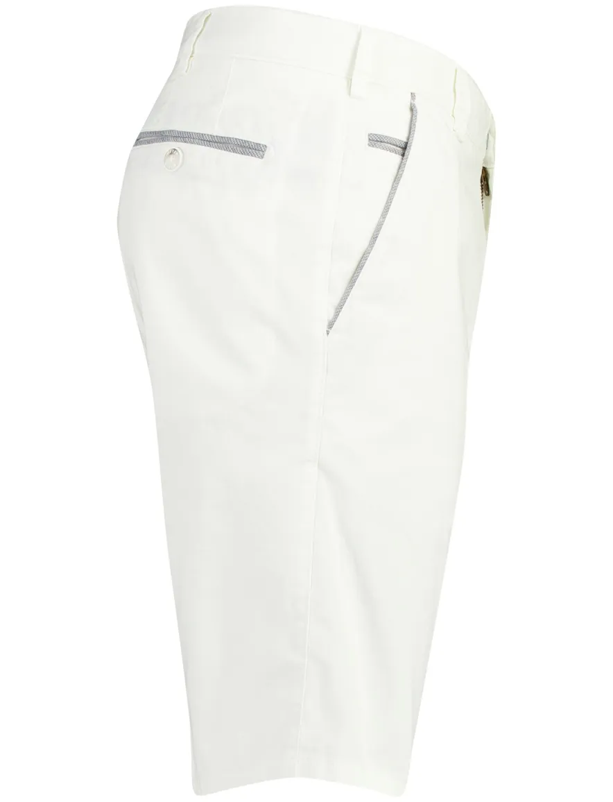 Wit korte broek Meyer B-Palma katoen