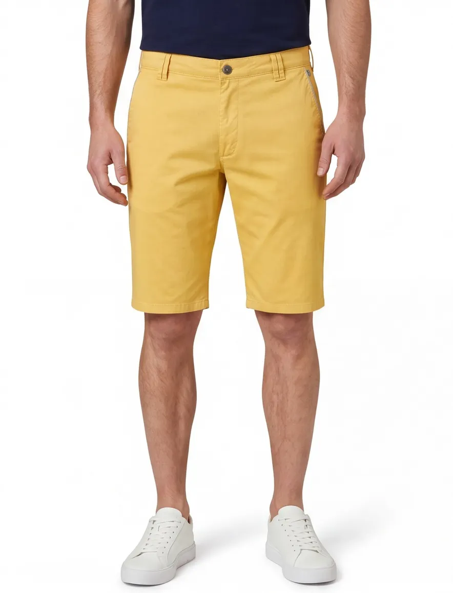 Geel korte broek Meyer B-Palma katoen