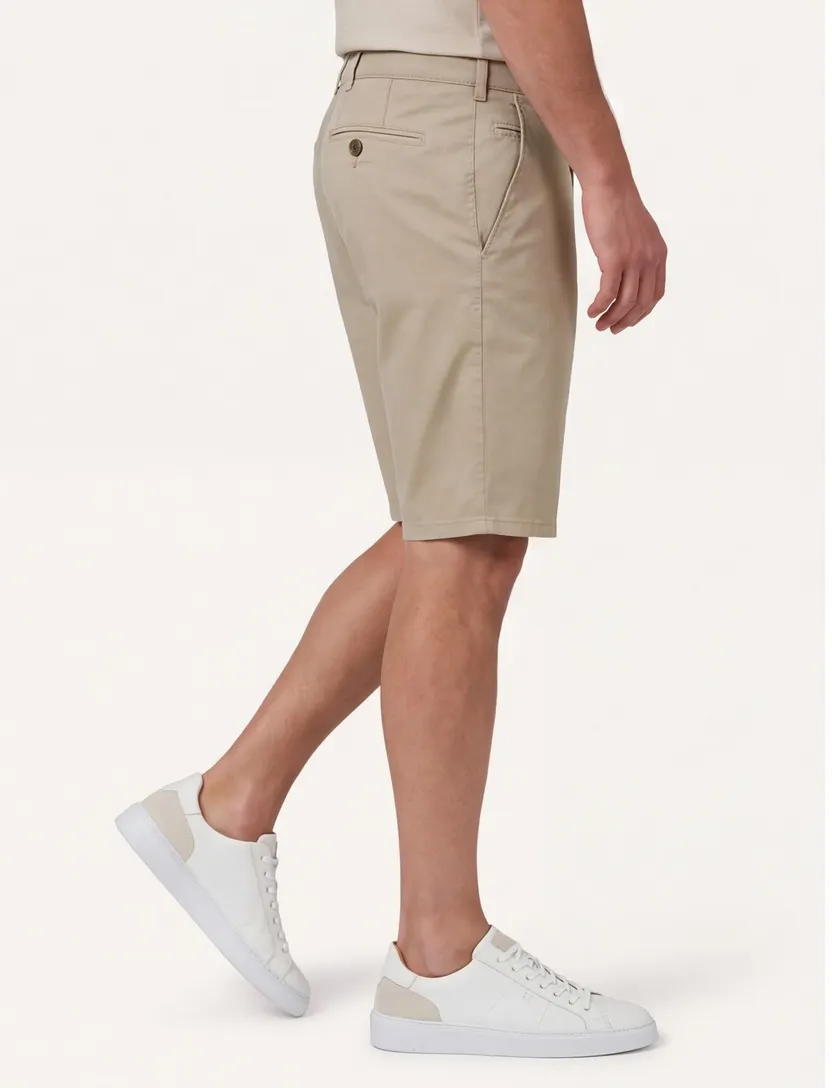 Shorts Meyer khaki katoen 5-pocket