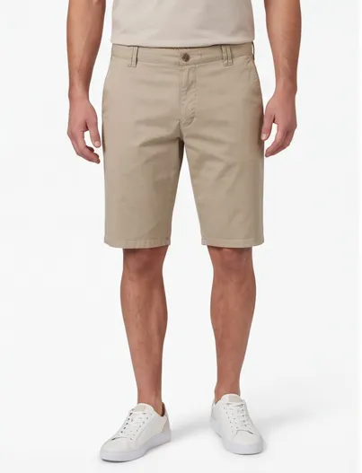 Meyer Shorts Meyer khaki katoen 5-pocket