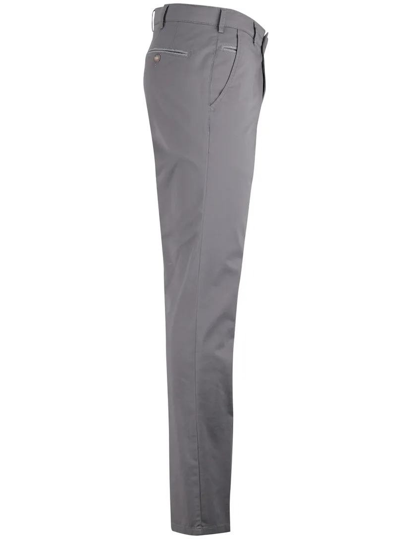 Pantalon flatfront Meyer grijs normale fit