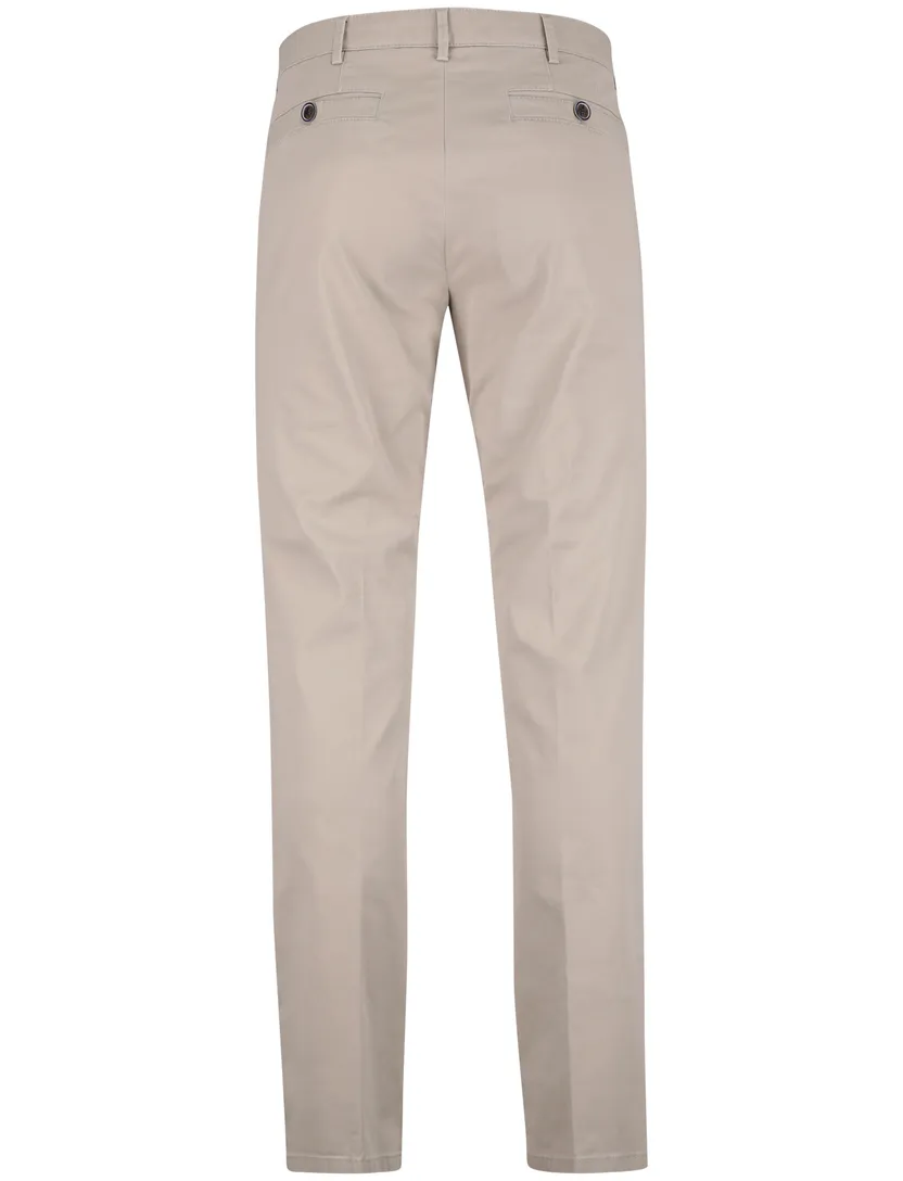 Pantalon flatfront model Meyer normale fit beige