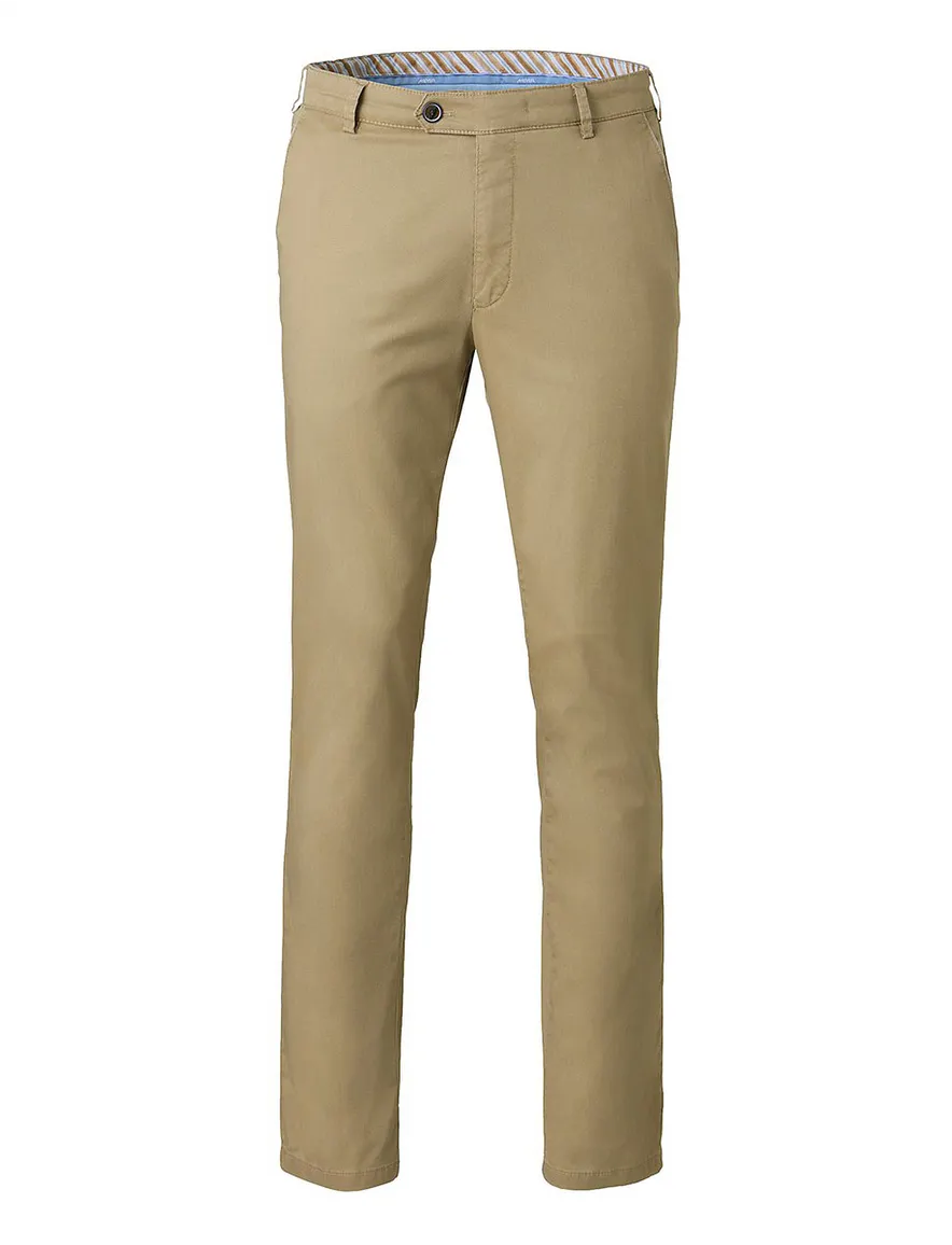 Meyer chino camel flat front New York effen