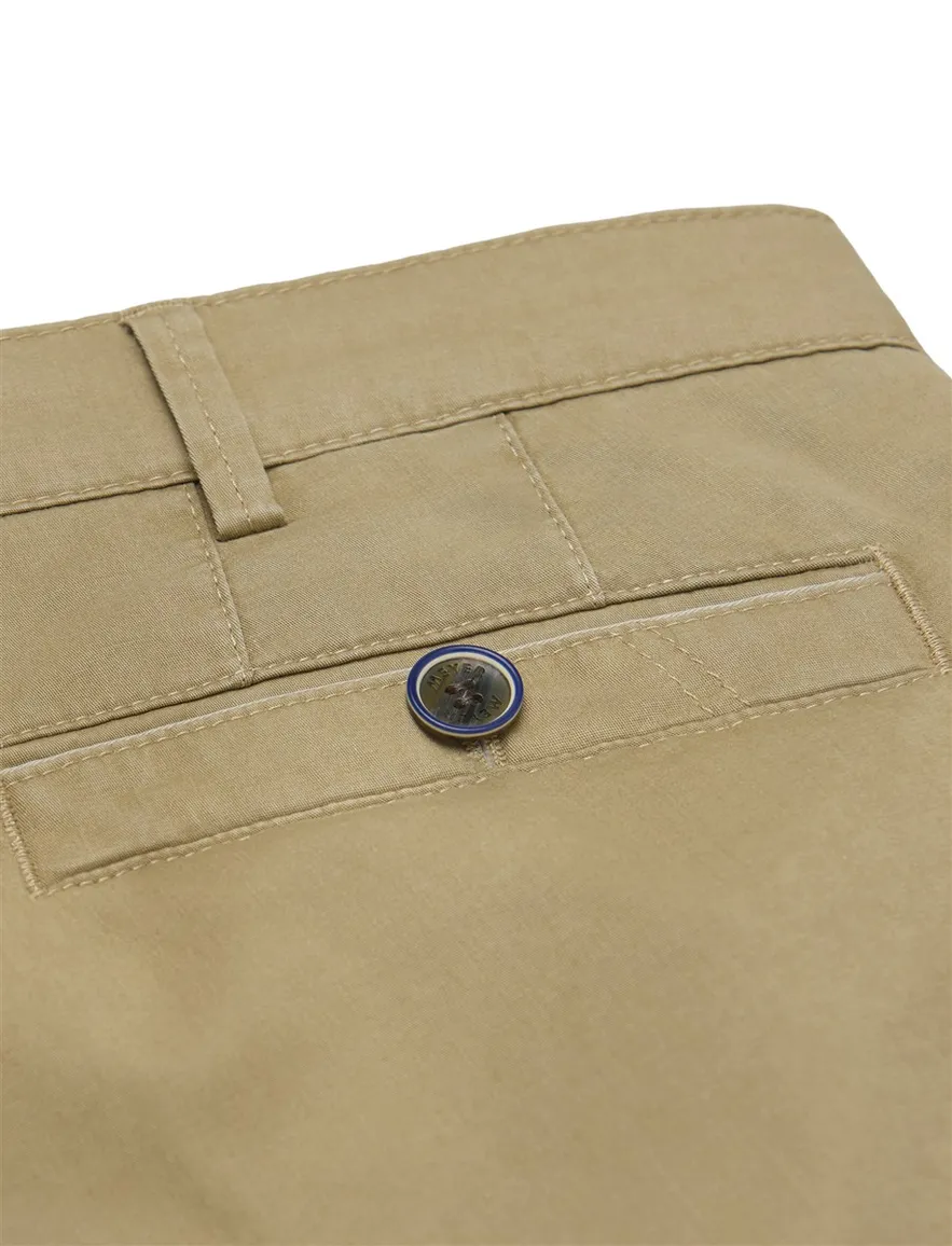 Meyer chino camel flat front New York effen