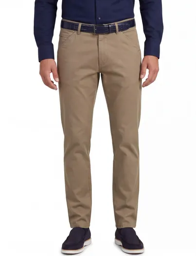 Meyer bruine pantalon zonder omslag Meyer Chicago