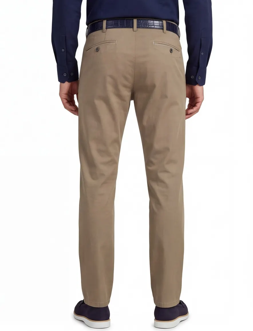 Meyer Pantalon chino bruin Chicago