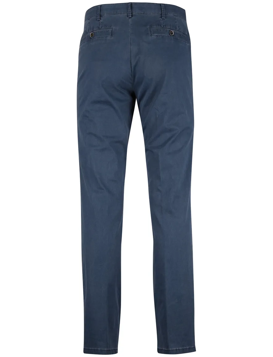 Blauwe pantalon Meyer New York normale fit