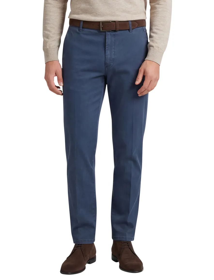 Meyer pantalon chino blauw New-York