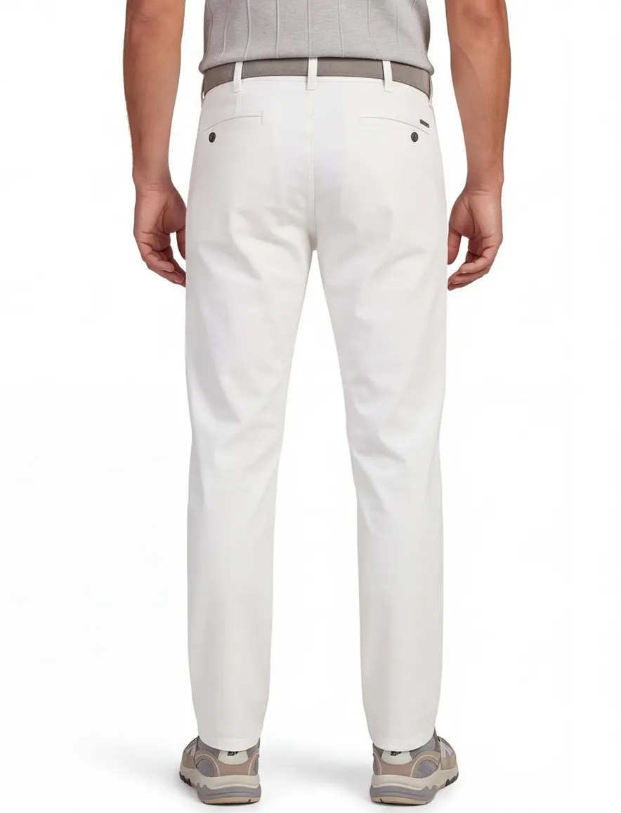 Meyer Dublin broek wit normale fit