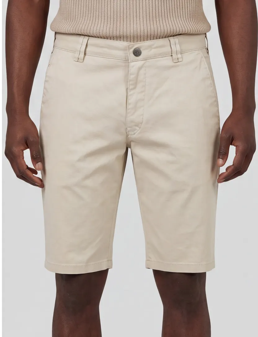Bermuda creme Meyer B-Palma katoen