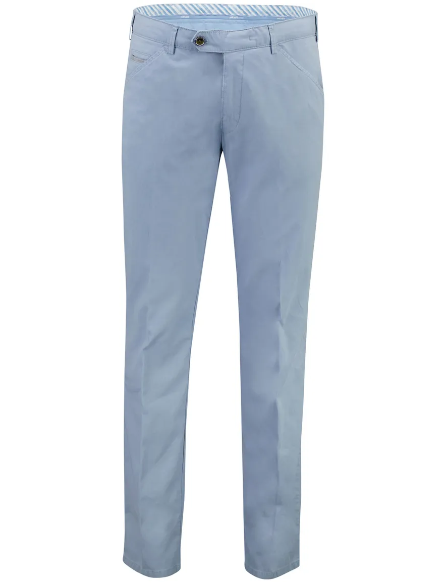 Meyer Chicago pantalon lichtblauw flatfront
