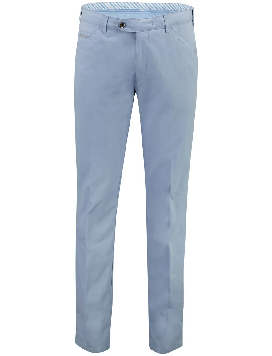 Meyer Pantalon chino lichtblauw Chicago