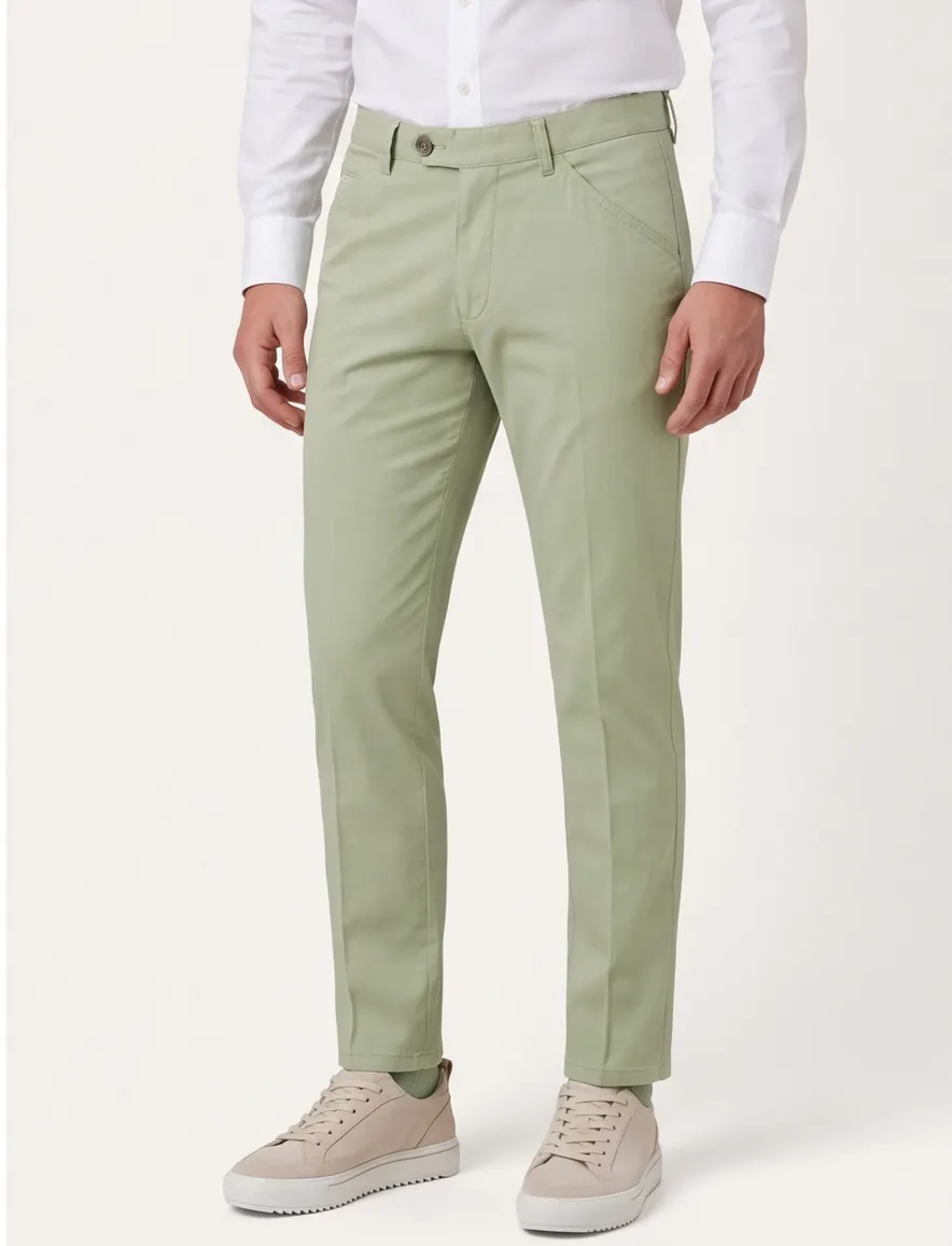 Meyer Chicago Pantalon chino groen