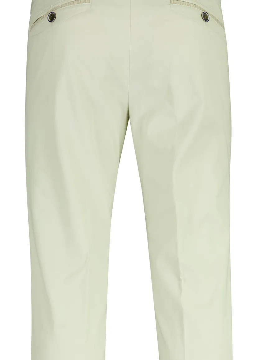 Meyer Chicago creme pantalon flatfront model