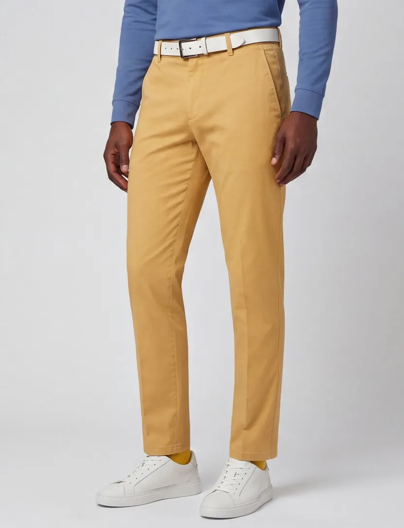 Pantalon chino Meyer donkerblauw