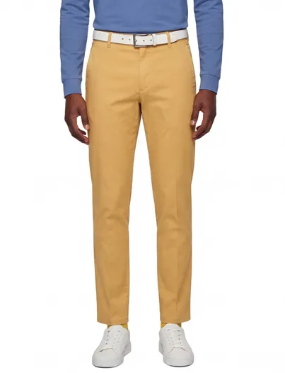 Meyer Meyer Pantalon chino donkerblauw