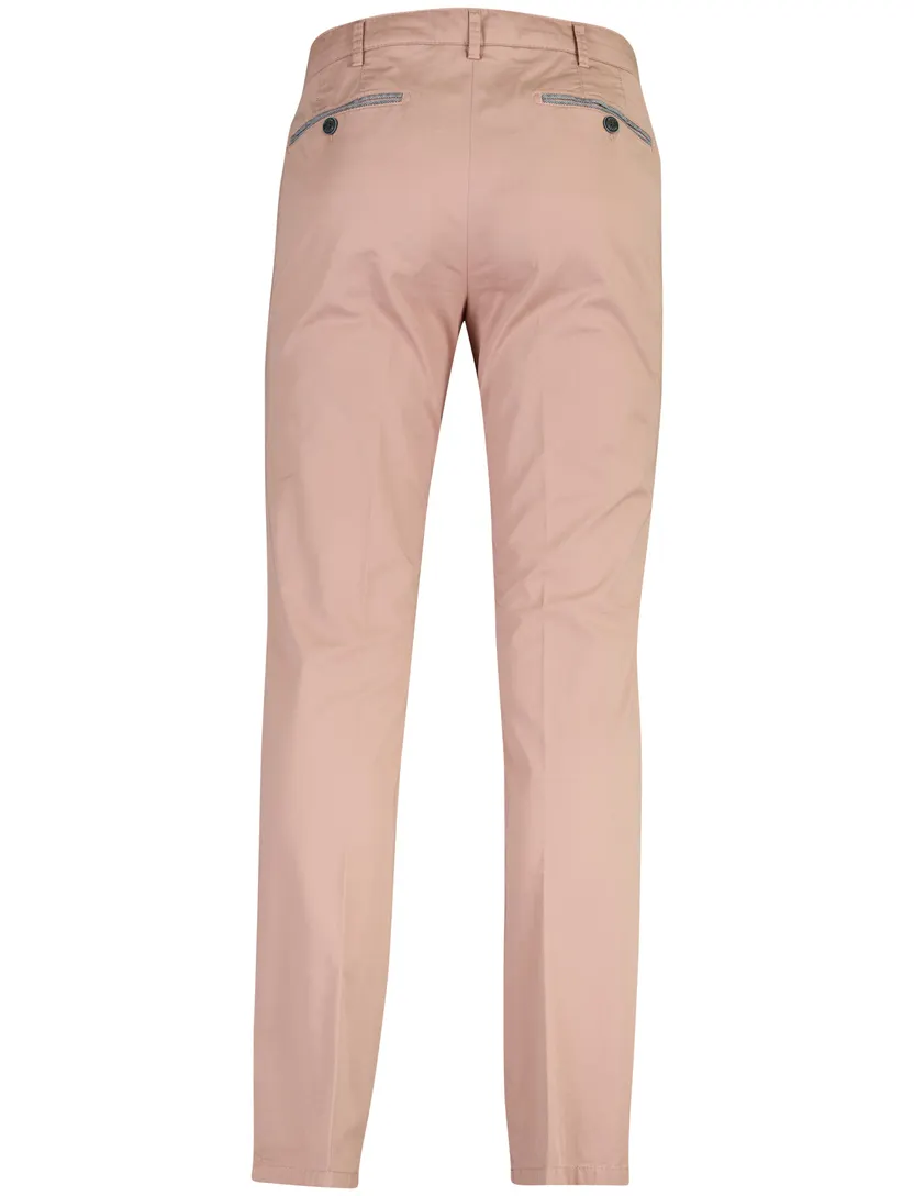 Meyer Bonn broek roze katoen normale fit