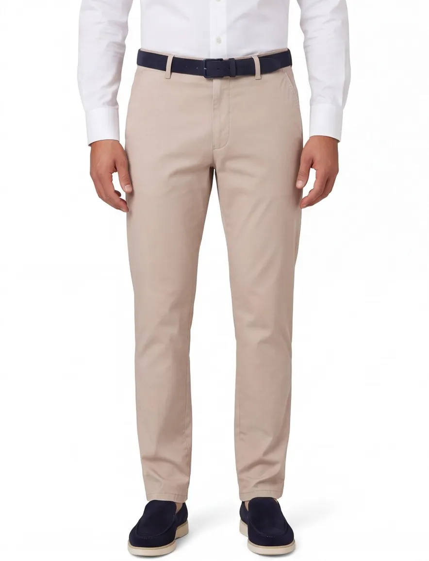 Beige pantalon Meyer normale fit