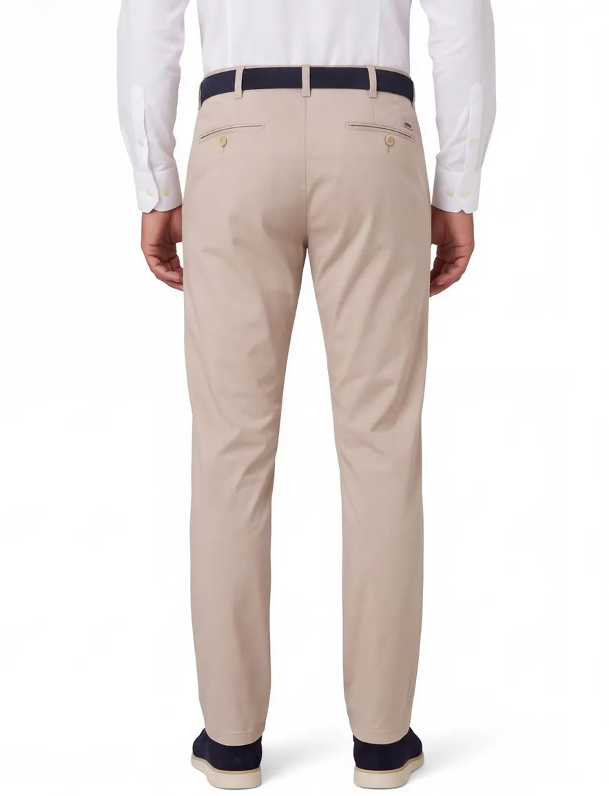 Beige pantalon Meyer normale fit