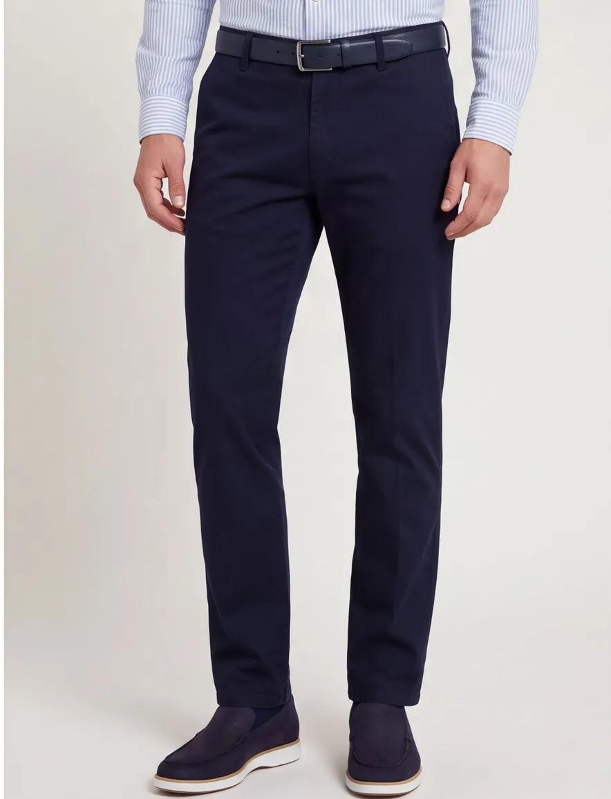 Meyer Oslo broek donkerblauw normale fit