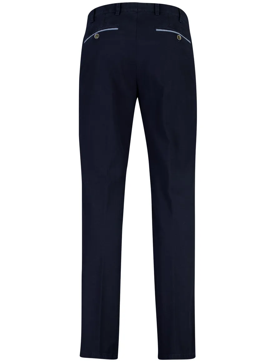 Broeken Meyer Oslo donkerblauw normale fit