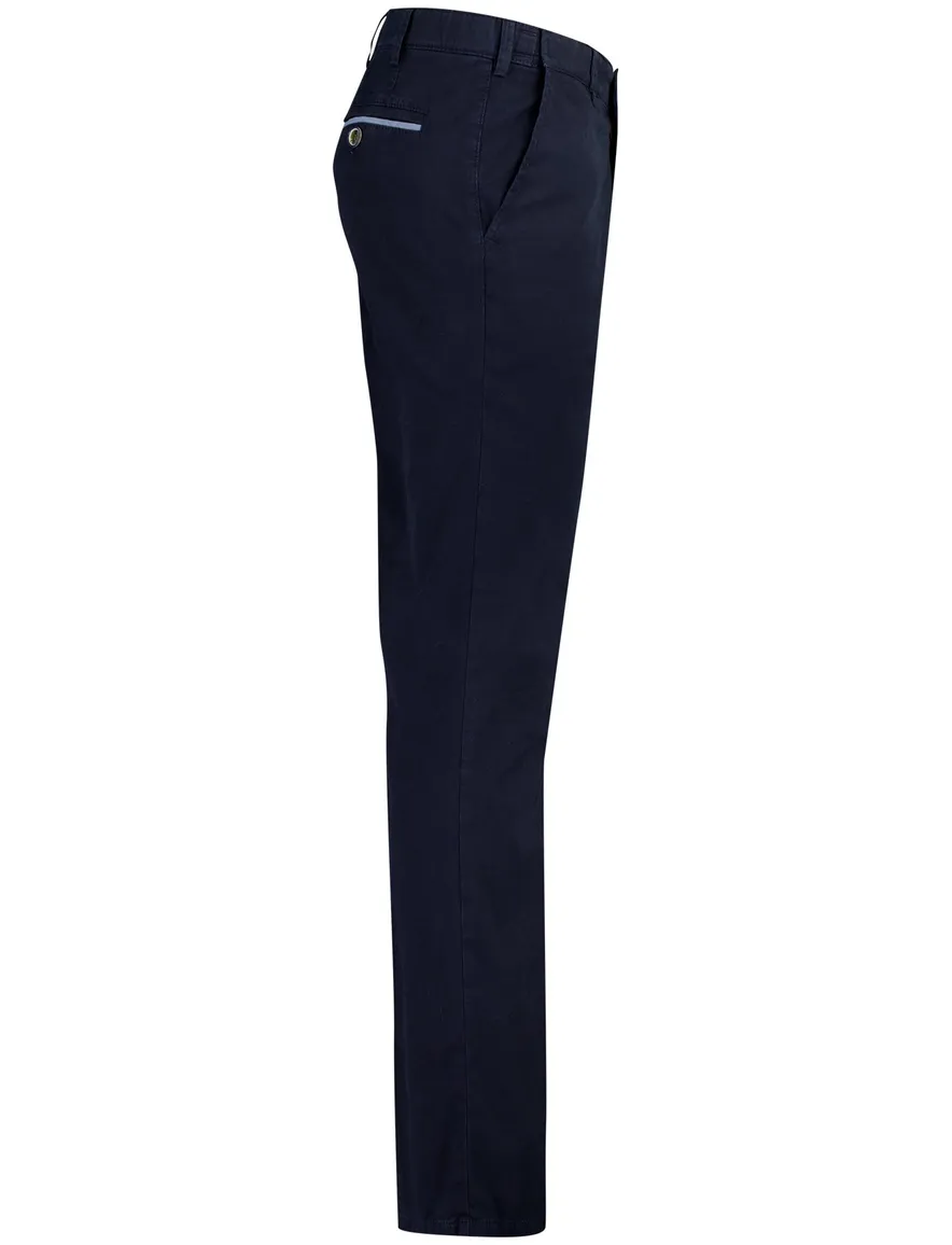 Broeken Meyer Oslo donkerblauw normale fit
