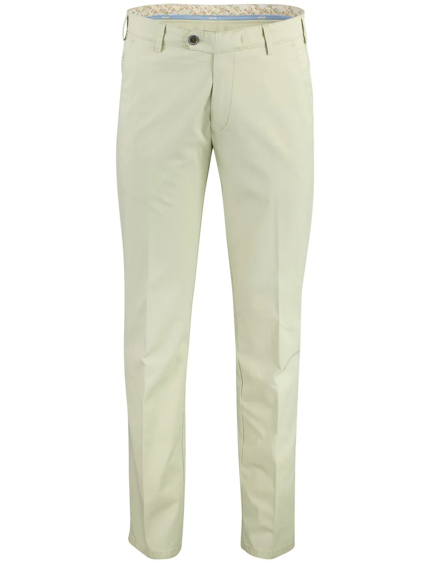 Meyer creme flatfront model pantalon normale fit
