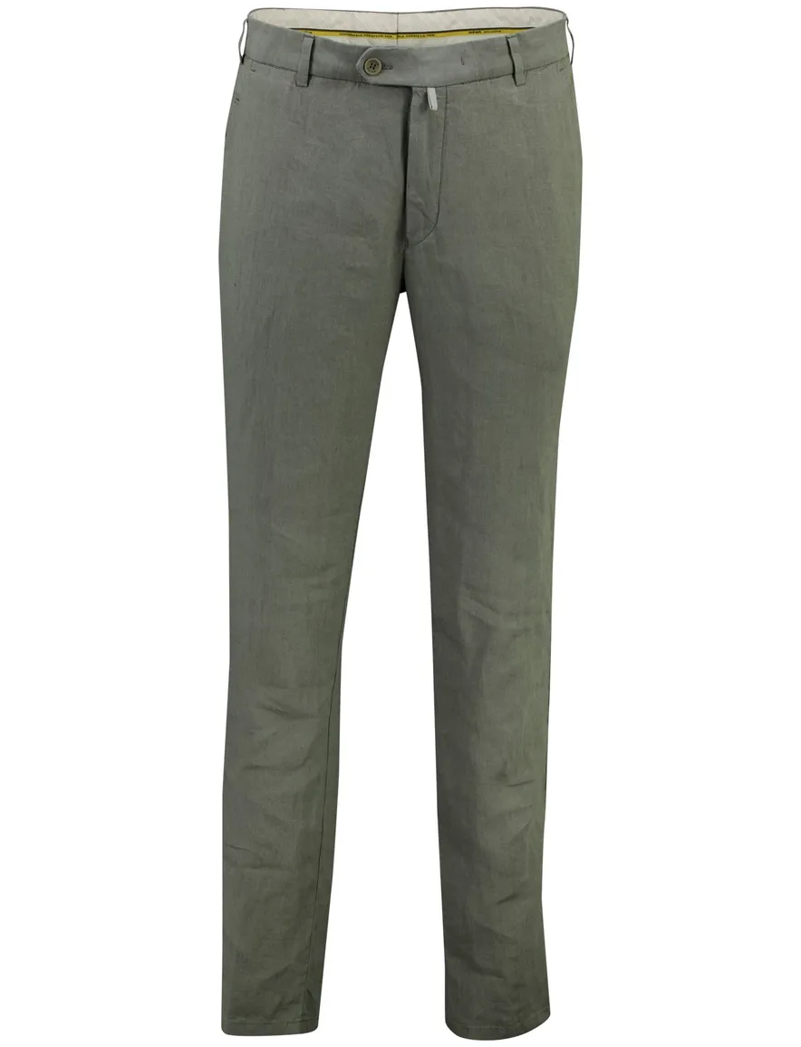 Meyer Bonn pantalon groen flatfront