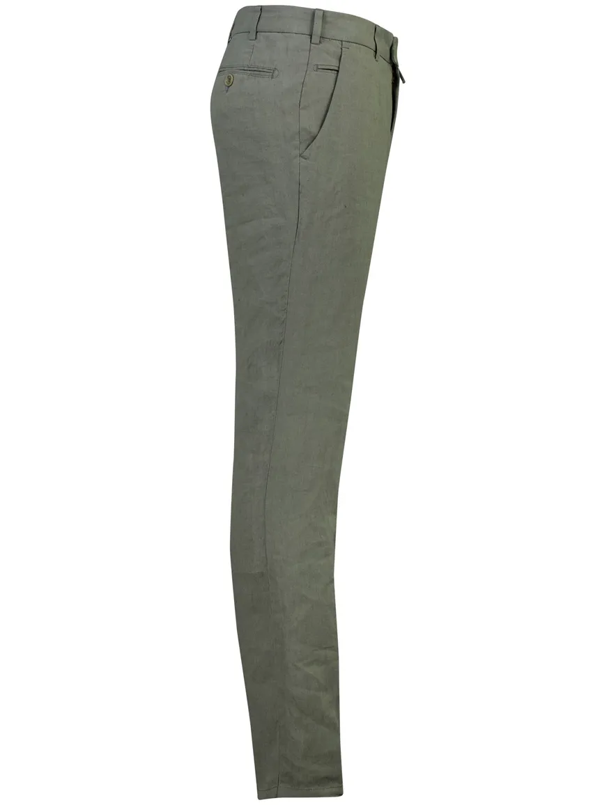Meyer Bonn pantalon groen flatfront