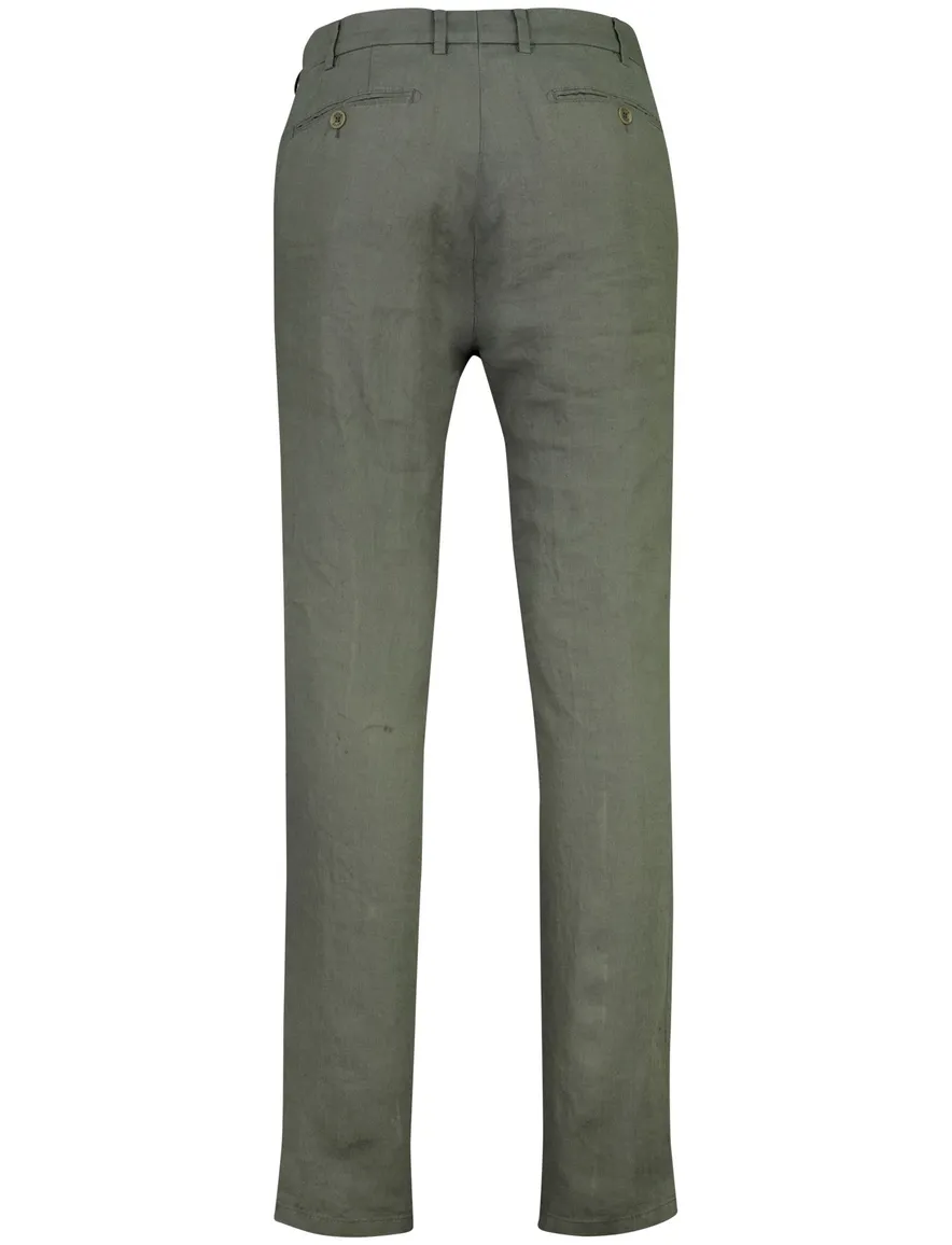 Meyer Bonn pantalon groen flatfront