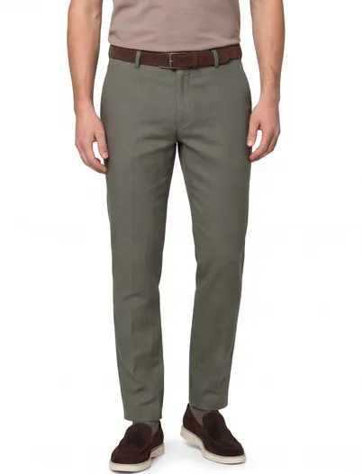 Meyer Groene pantalon Meyer Bonn normale fit