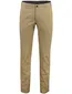Khaki pantalon Meyer Bonn flatfront model normale fit katoen