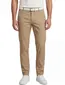 Khaki pantalon Meyer zonder omslag normale fit