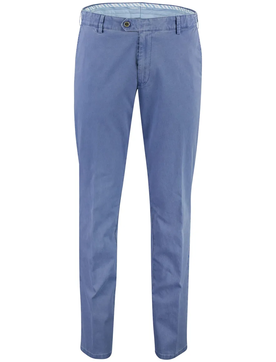 Broeken Meyer Oslo blauw normale fit