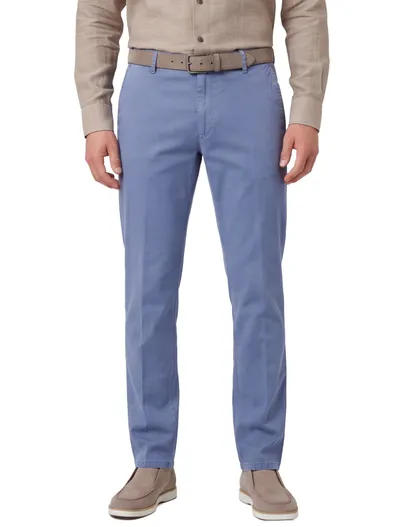 Meyer Broeken Meyer Oslo blauw normale fit