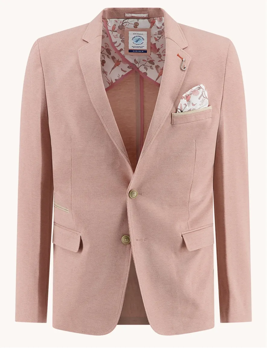 A Fish Named Fred roze colbert slim fit