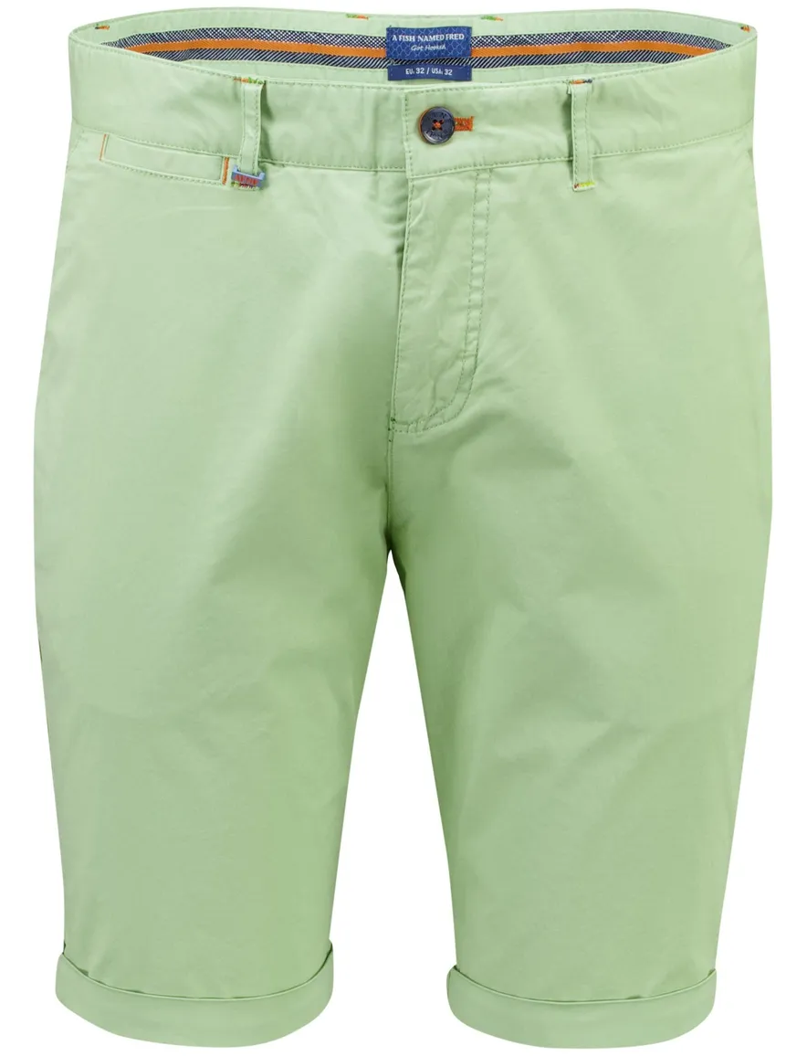 A Fish Named Fred korte broek groen