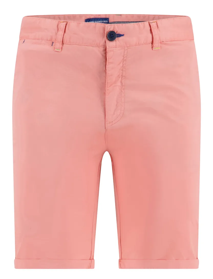 korte broek A Fish Named Fred roze slim fit omslag