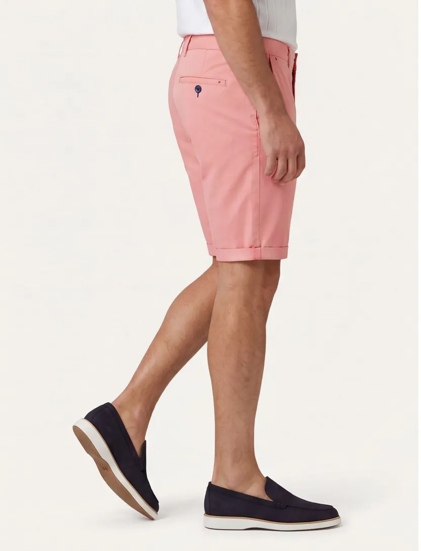 korte broek A Fish Named Fred roze slim fit omslag