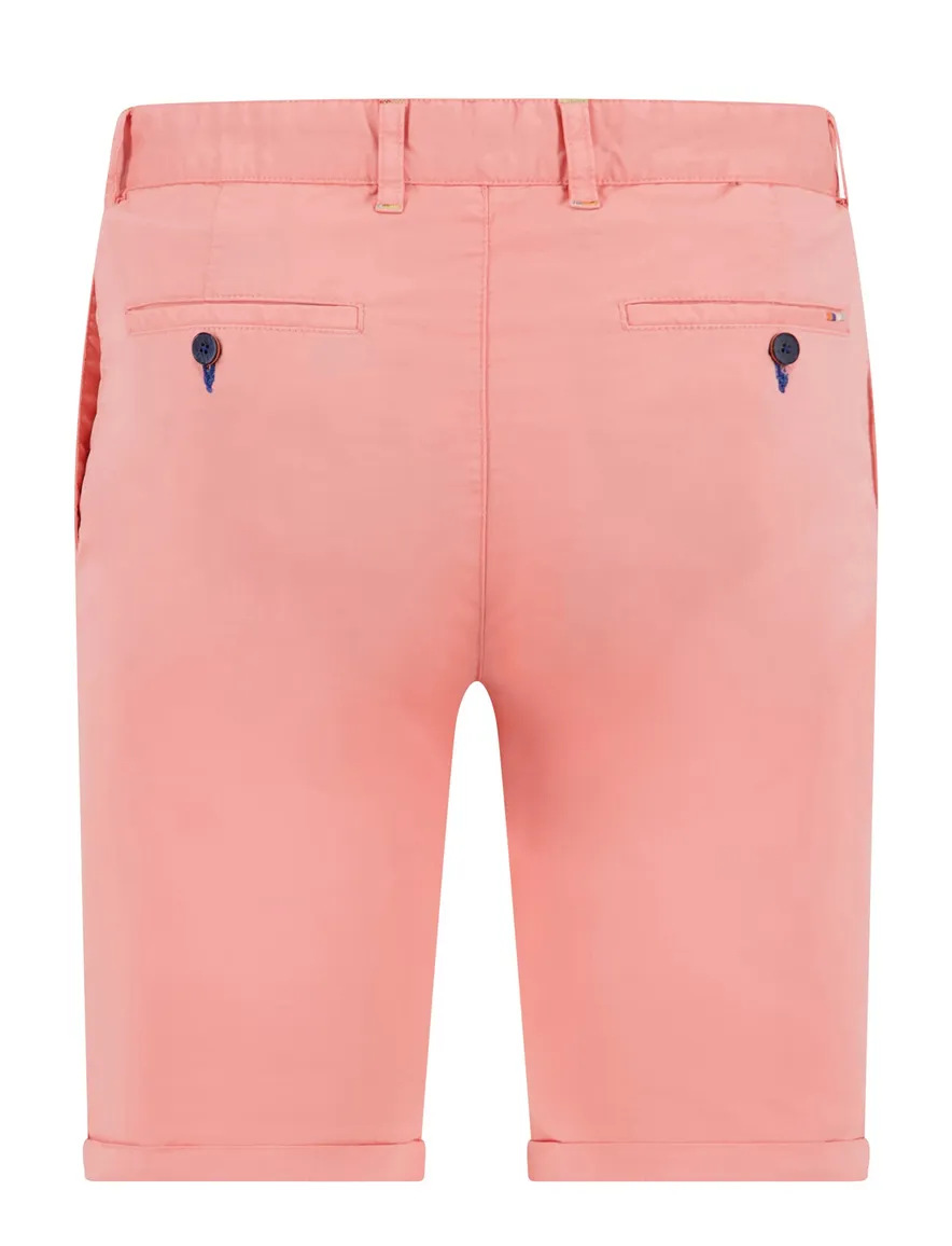 roze bermuda A Fish Named Fred slim fit