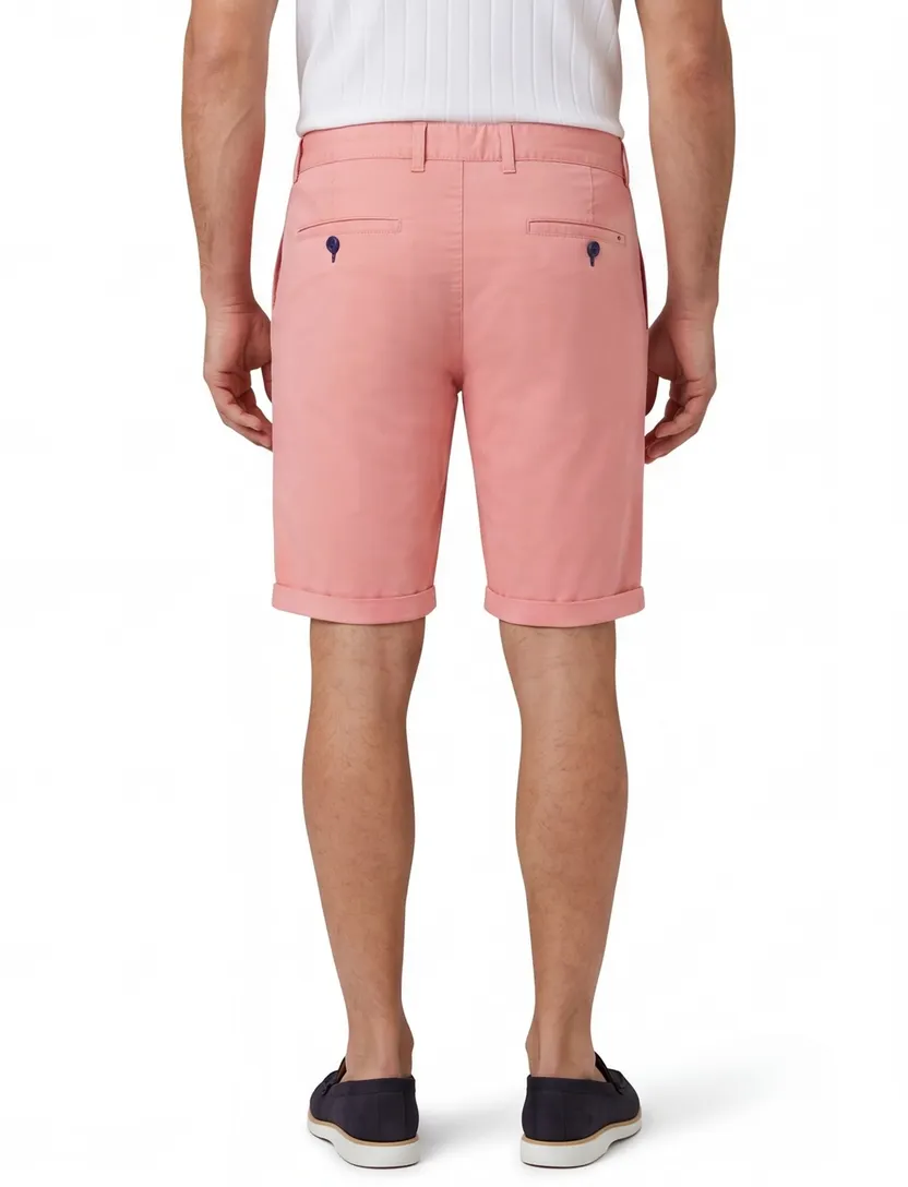 korte broek A Fish Named Fred roze slim fit omslag