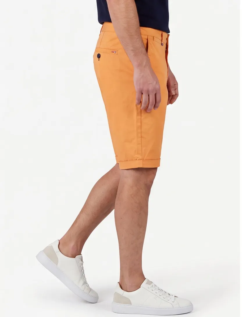 Korte broek A Fish Named Fred oranje slim fit